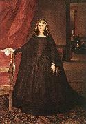 The Empress Dona Margarita de Austria in Mourning Dress h Mazo, Juan Bautista